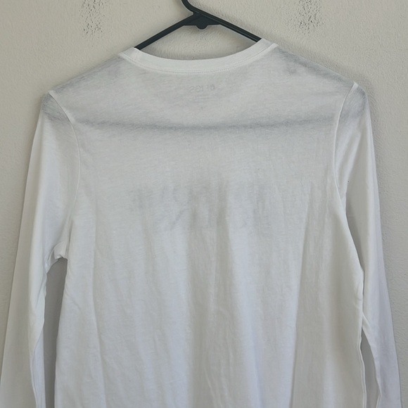 MWOT FIGS White Super Soft Cotton Long Sleeves Awesome Humans Tee - Picture 8 of 11